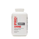Front view of GNC Pro Performance Amino 3000mg softgels bottle