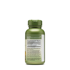 GNC Herbal Plus Senna bottle closeup highlighting label and dosage details.