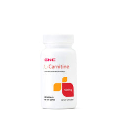 GNC L-Carnitine 500mg bottle label