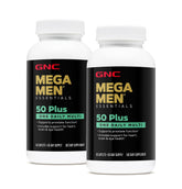 GNC Mega Men 50 Plus One Daily Multivitamin Twin Pack front view