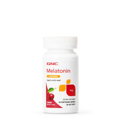 GNC Melatonin 1mg Cherry bottle with label