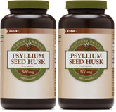 GNC Natural Brand Psyllium Seed Husk 500mg bottle label