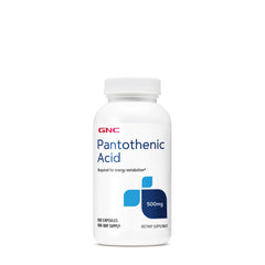 GNC Pantothenic Acid 500mg bottle – 100 capsules