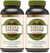 GNC Natural Brand Papaya Enzyme bottle front view