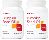 GNC Pumpkin Seed Oil 1000mg Softgels bottle front