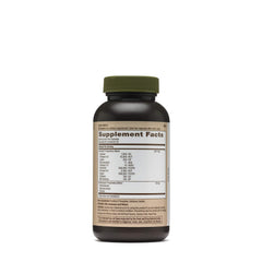 Close-up of GNC Super Digestive Enzymes label highlighting protein, carbohydrate and fat digestion