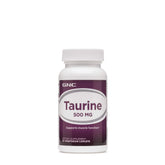 GNC Taurine 500mg supplement bottle and label