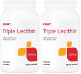 GNC Triple Lecithin 1200mg bottle - Pack of 2 (hero image)