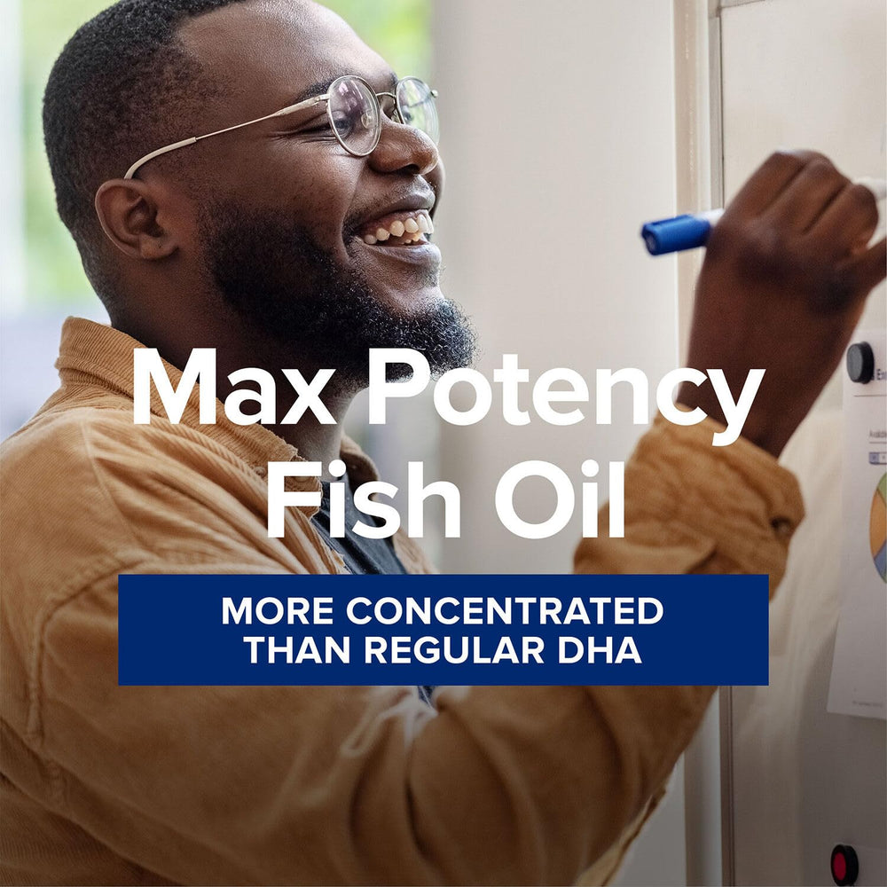 Illustration of wild deep ocean fish as DHA source