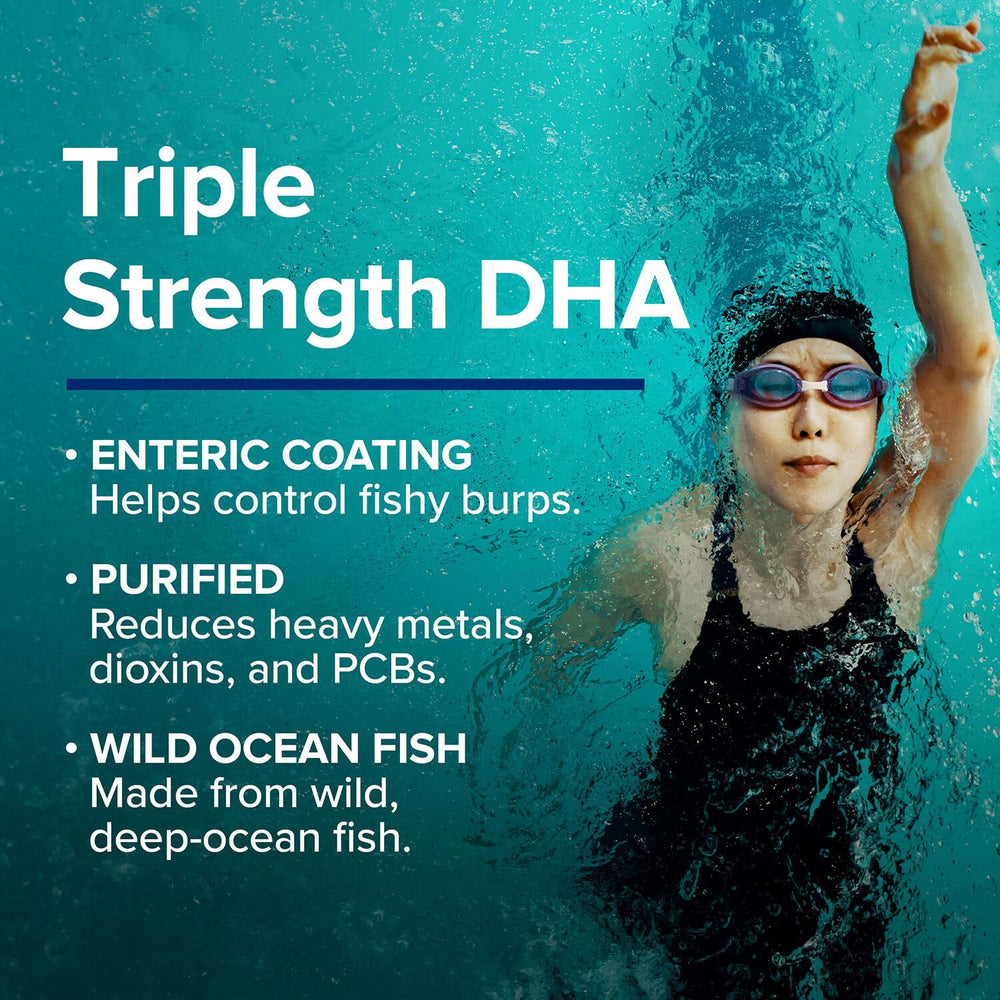 Purified DHA reducing heavy metals, dioxins and PCBs