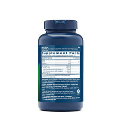 Close-up of the small fish oil softgels