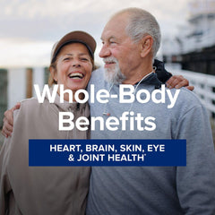 Back label detailing supplement facts on GNC Fish Oil Mini Softgels