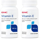 GNC Vitamin E 200mg softgels bottle - pack of 2