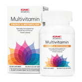 GNC Women's Energy and Metabolism Multivitamin Caplets bottle front