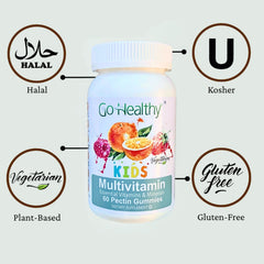 Kids enjoying tasty Go Healthy gummy vitamins