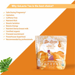Caffeine-free Go-Lacta Moringa Tea detail