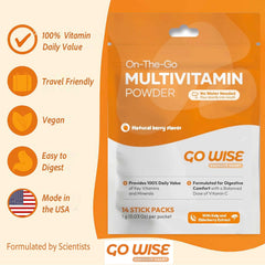 14 travel stick packs in a box for on-the-go nutrition