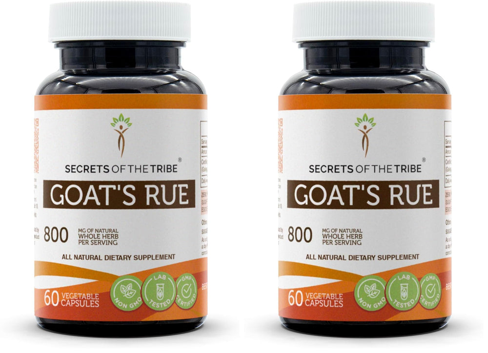 Goat's Rue 60 capsules bottle and packaging front