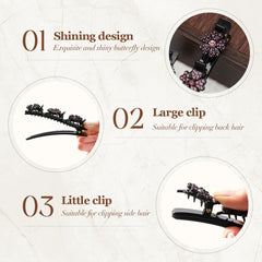 Godmifa glossy hair accessory front view showcasing versatile sparkle.