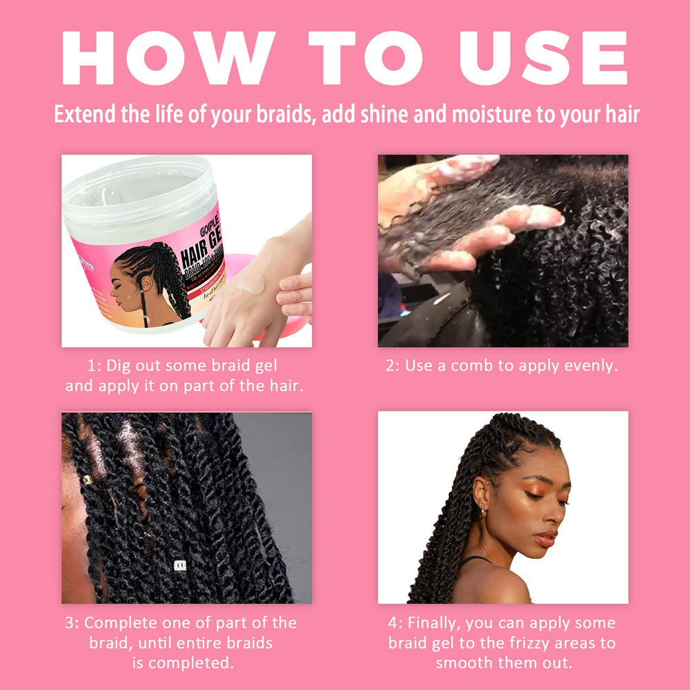Goiple Braiding Gel works for all hair types with no buildup