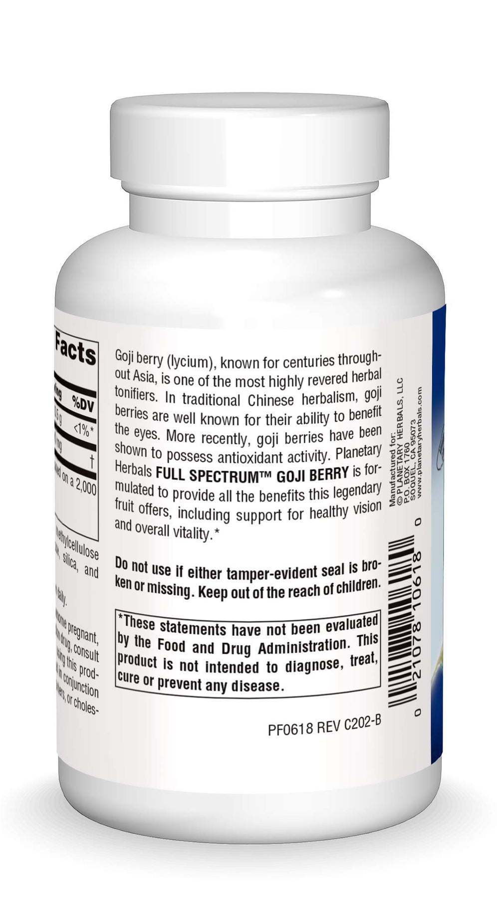 Close-up of Goji berries used in the Full Spectrum formula