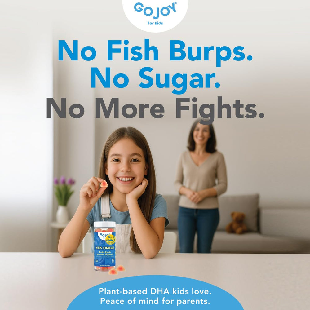 GOJOY Omega-3 Gummies bottle side view