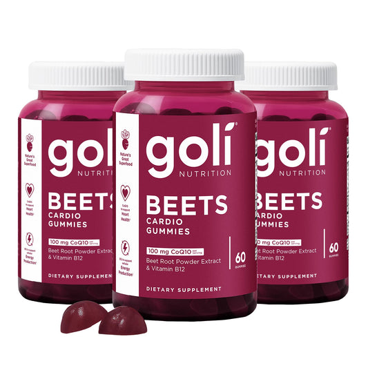 Goli Beets Cardio Gummies bottle front view