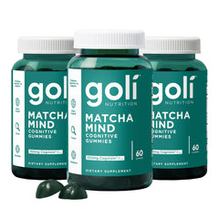 Goli Matcha Mind Gummies front packaging