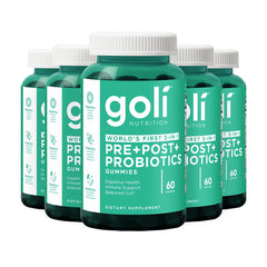 Goli Pre+Post+Probiotics Gummies bottle front view