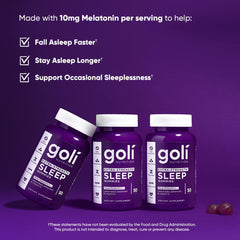 Manufactured in USA facility for Goli Sleep Gummies