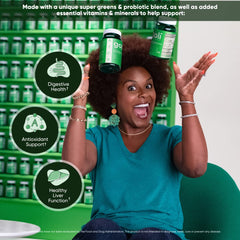 Goli SuperGreen gummies manufactured in USA in allergen-free facilities