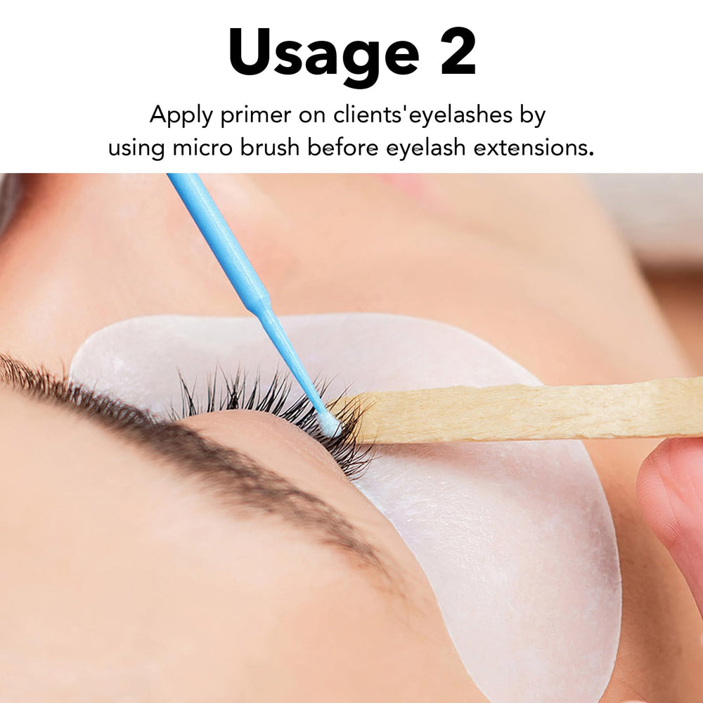 GOLLEEPRO lash priming step ensures clean lashes prior to grafting extensions