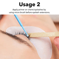 GOLLEEPRO lash priming step ensures clean lashes prior to grafting extensions