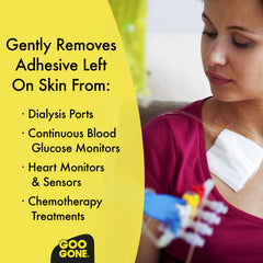 Goo Gone Skin Adhesive Remover KT tape removal demonstration.