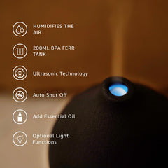 Gooamp 200ML diffuser functioning as humidifier for room