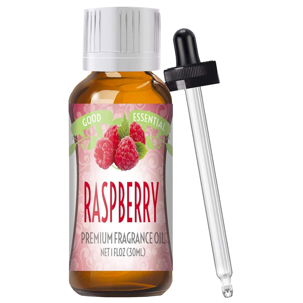 Raspberry Fragrance Oil by Good Essential – 30ml bottle for diffusers, candles, soaps and lotions