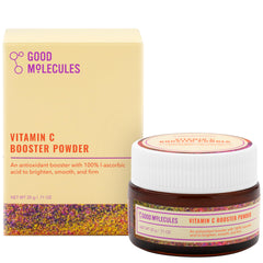 Front view of Good Molecules Vitamin C Booster Powder 20g packaging