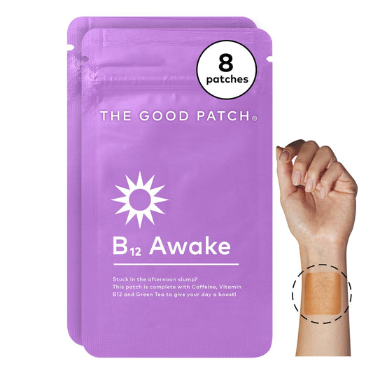 The Good Patch B12 Awake Patch box and packaging
