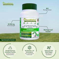 Black Pepper Extract (Piperine) to enhance absorption