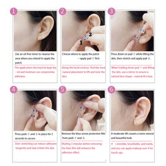 Gooprad Invisible Face-Lift Tape is waterproof and hypoallergenic for comfortable wear.