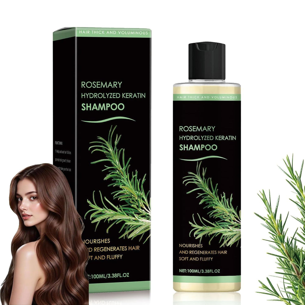 Goswar Organic Rosemary Hair Growth Shampoo bottle ready for daily scalp refresh and gentle cleansing.