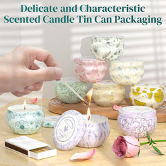 Grapefruit scented candle tin from WarmEmbrace