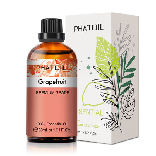 Grapefruit essential oil 30ml amber bottle with dropper