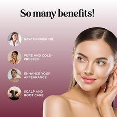 Grapeseed oil used for hair care