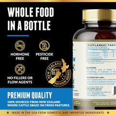 Nutritional highlights: Calcium, Vitamin A, K2, Omega fats