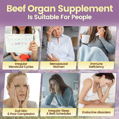 Bottle of grass-fed beef organ supplement with softgels