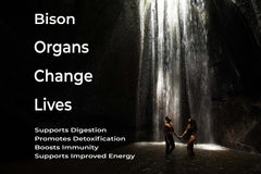 Ingredients and proprietary blend for LGS Grass Fed Bison Organ Supplement