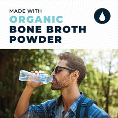 Organic grass-fed bone broth powder container