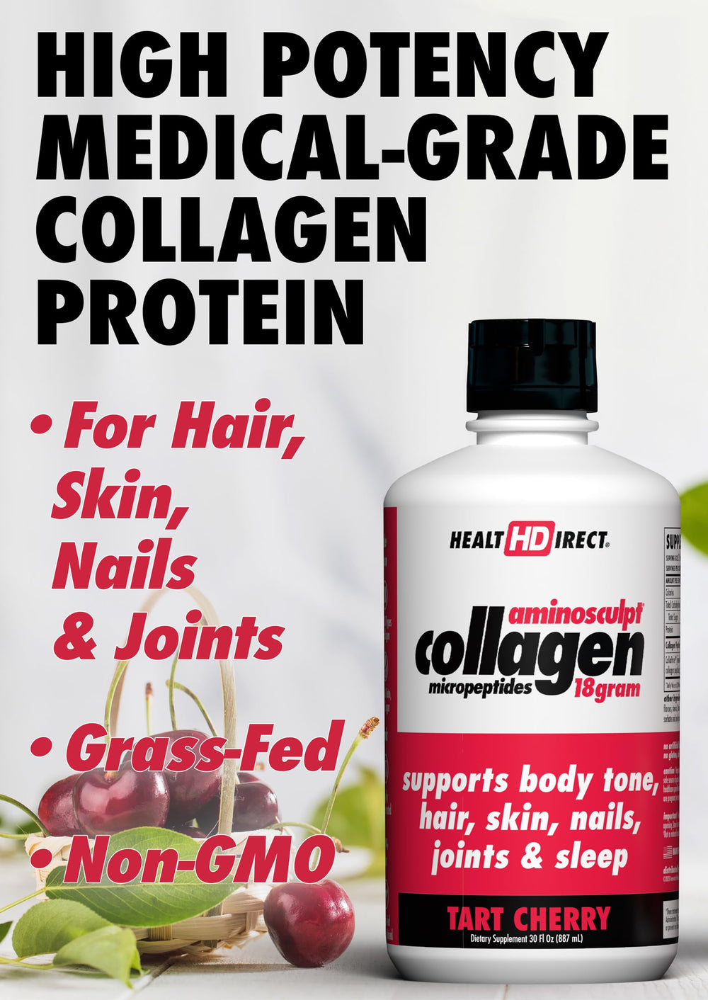 Grass-fed bovine source label for collagen ingredients