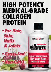 Grass-fed bovine source label for collagen ingredients